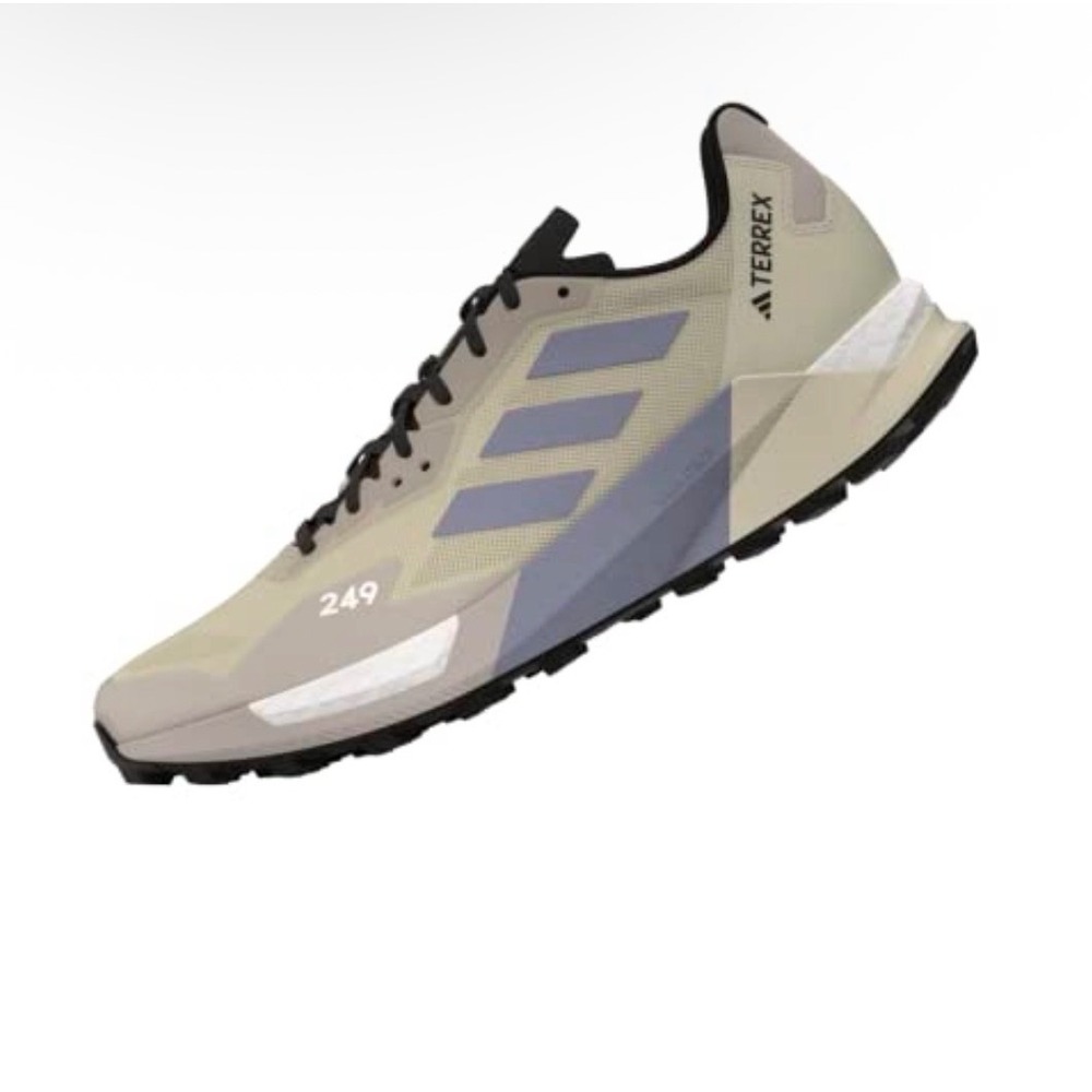Adidas Terrex Agravic Ultra Trail Running Shoes Womens 9 Wonder Taupe HR1138‎
